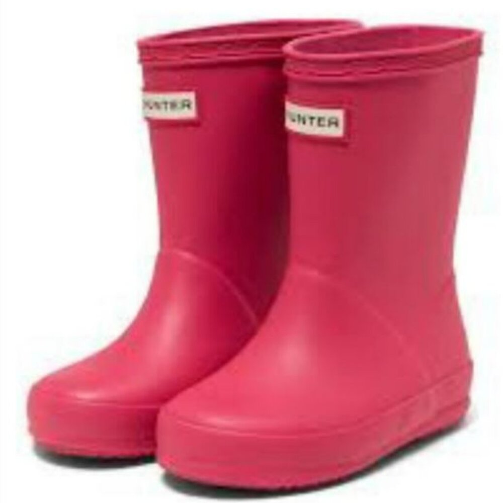 Hunter original classic rain boots pink size 5